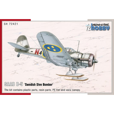 KIT PARA MONTAR SPECIAL HOBBY SAAB B-5 "SWEDISH DIVE BOMBER" 1/72 SPH 72421